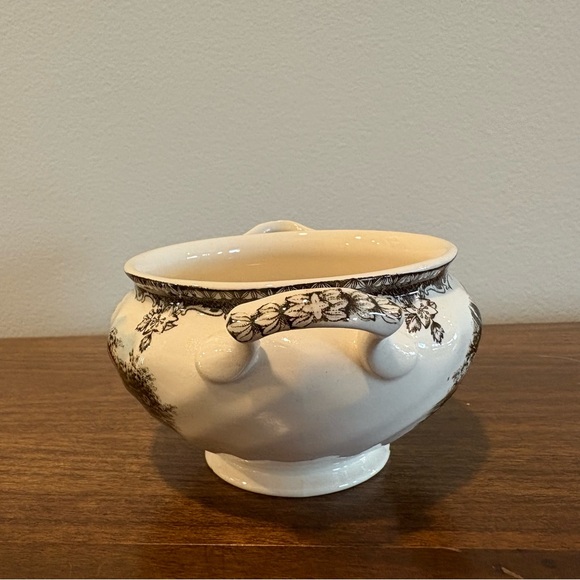 Johnson Bros Friendly Village Stoneware Open Sugar Bowl The Lily Pond England - Picture 5 of 7